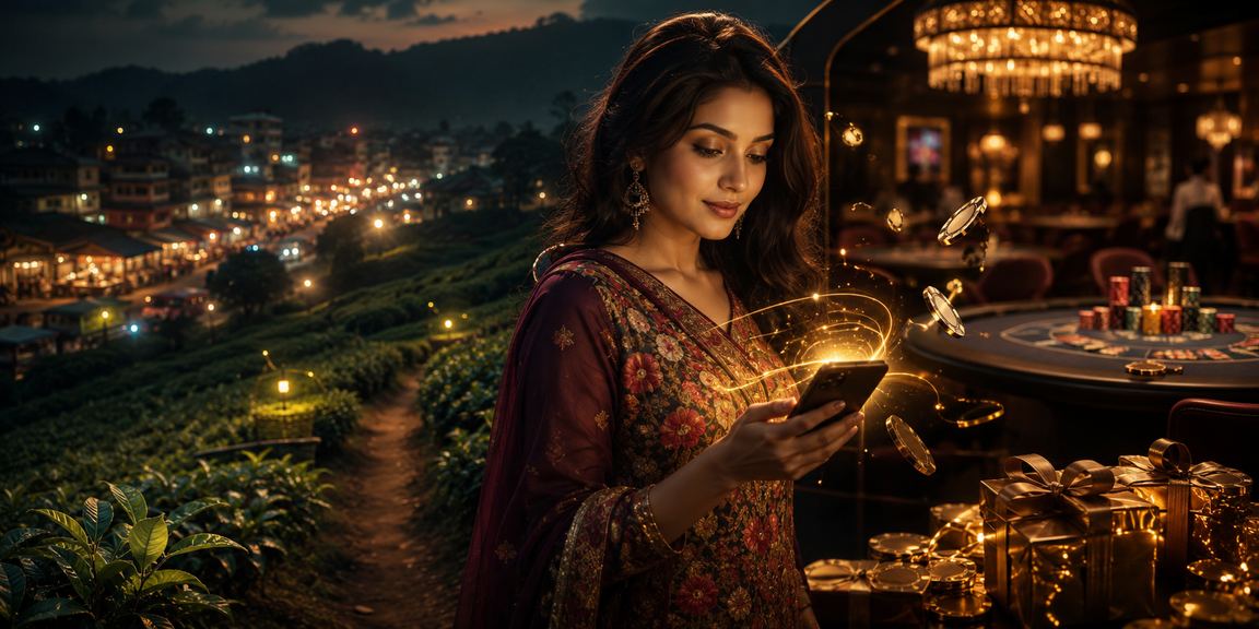 বগুড়ার চা বাগানে মোবাইলে t100 পেমেন্ট করছেন একজন বাংলাদেশি ব্যবহারকারী