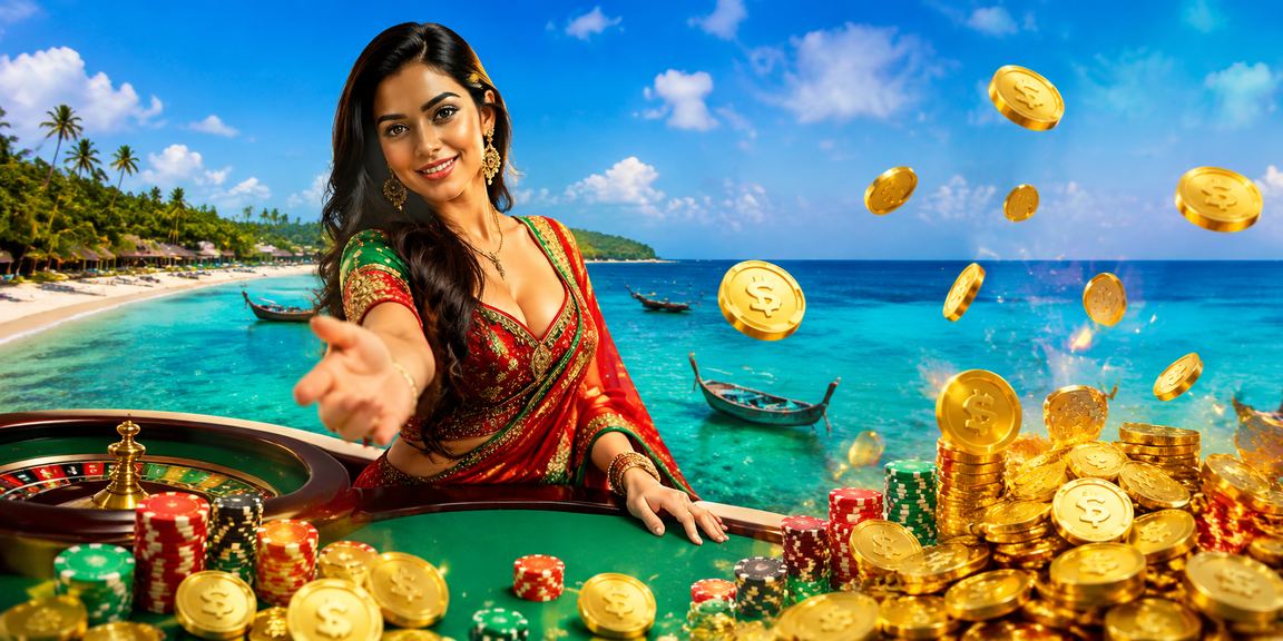 সেন্ট মার্টিন দ্বীপে লাল-সবুজ পোশাকে অনলাইন গেমিং উপভোগ করছেন একজন ব্যবহারকারী