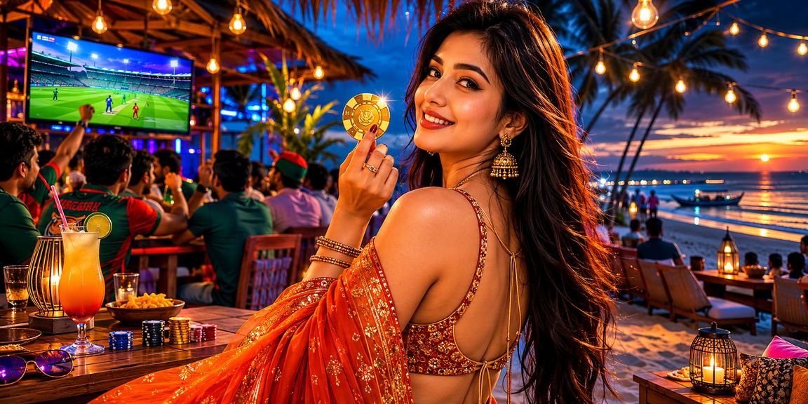 সেন্ট মার্টিন সমুদ্র সৈকতে ক্রিকেট বেটিং করছেন একজন ব্যবহারকারী